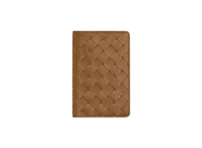 Bottega Veneta Intrecciato Small Note Cover "Teak"