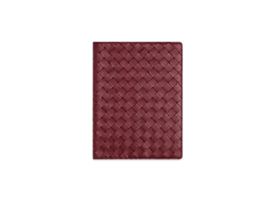 Bottega Veneta Intrecciato Large Note Cover "Bordeaux"