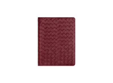Bottega Veneta Intrecciato Maxi Note Cover "Bordeaux"