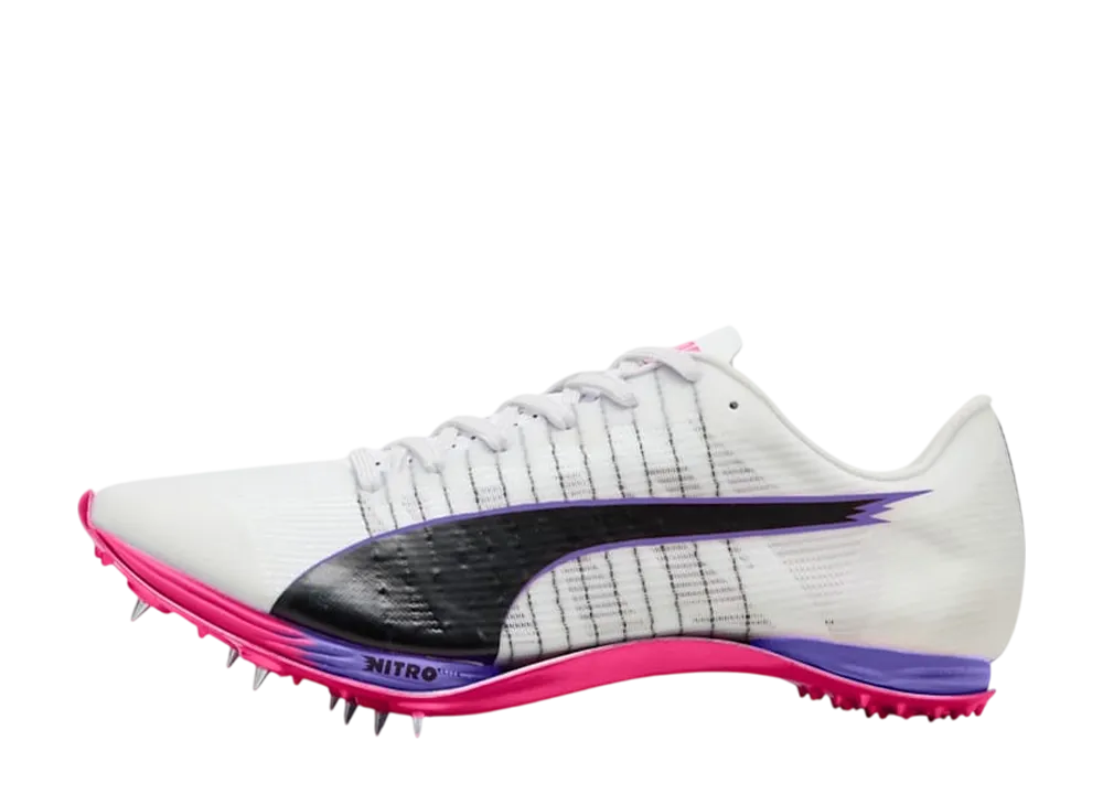 プーマ エヴォスピード 400 ニトロ エリート2 DT "プーマホワイト/プーマブラック/フルーロピンクペス"