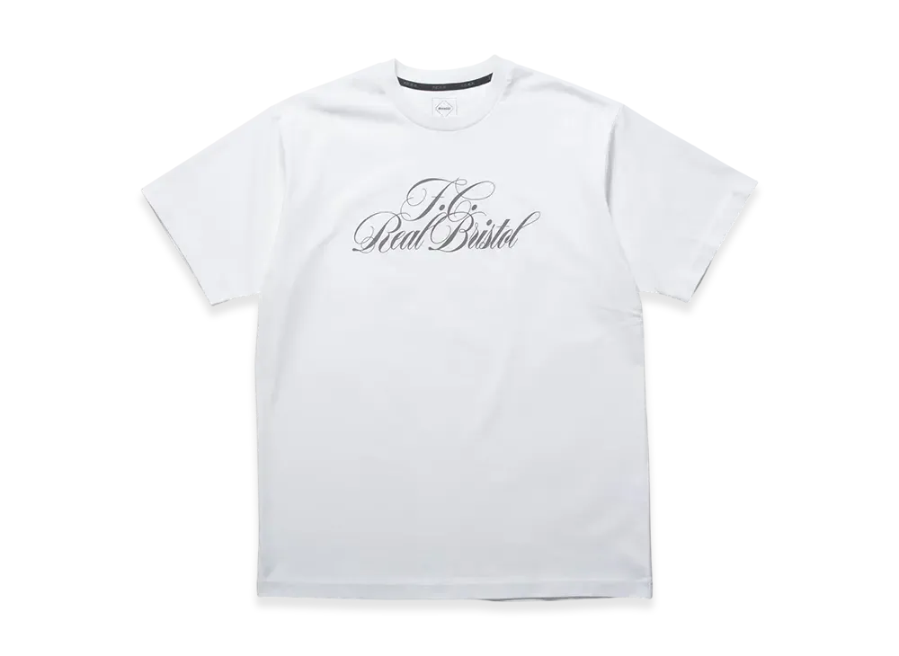 F.C.Real Bristol Script Tee "White"