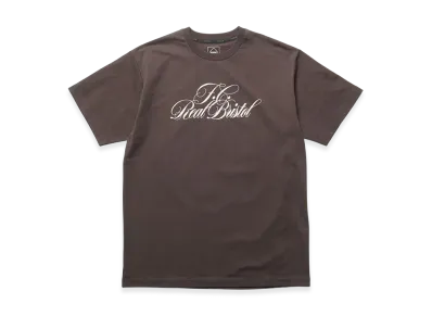 F.C.Real Bristol Script Tee "Brown"