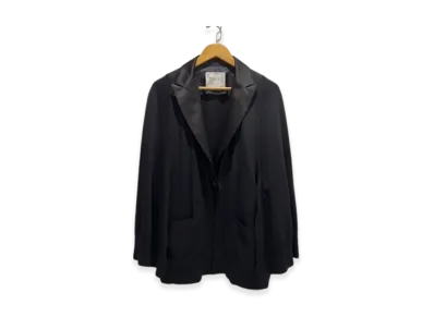 sacai Green Paneled Cardigan "Black"