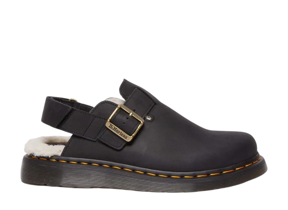 Dr.Martens Jorge 2 Faux Fur Lined Mule "Black"