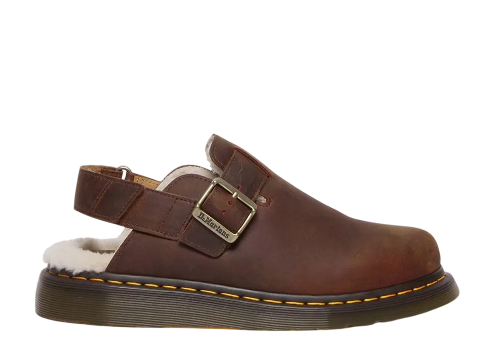 Dr.Martens Jorge 2 Faux Fur Lined Mule "Warm Tan"
