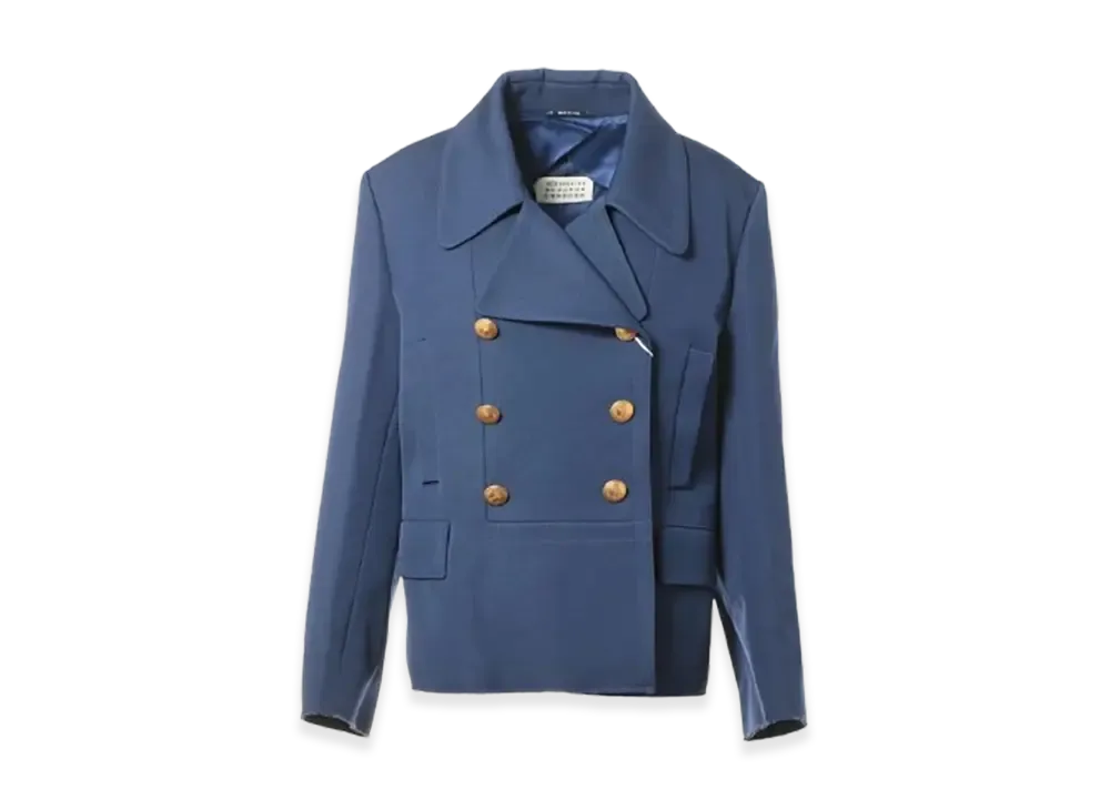 Maison Margiela Cotton Wool Tailored Jacket "Blue"