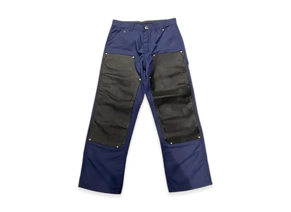 クロムハーツ セメタリークロスパッチ ダブルニー カーペンター パンツ "ブルー"