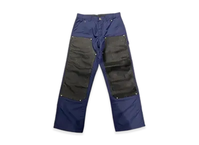Chrome Hearts Cemetery Cross Patch Double-Knee Carpenter Pants "Blue"