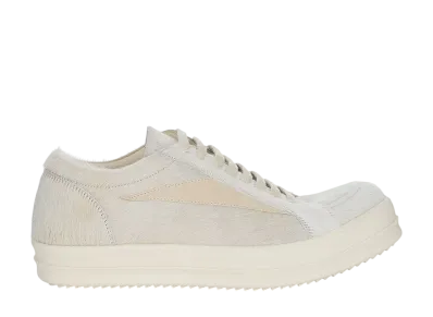 Rick Owens FW25 Concordians Runway Vintage Sneaks "MILK/MILK/MILK"