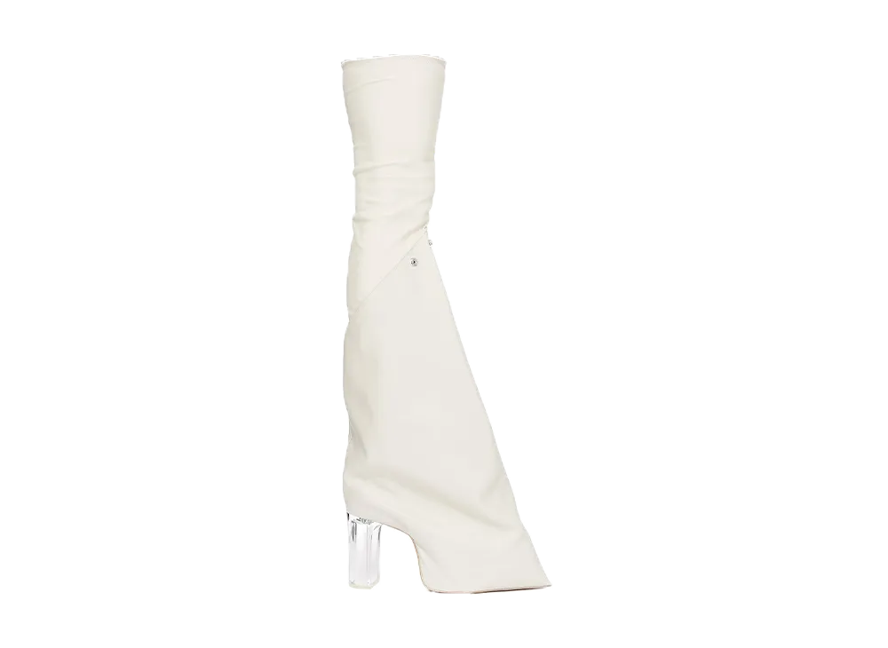 リックオウエンス FW25 コンコルディアンズ ランウェイ タコ キス "ダーティミルク/クリア"