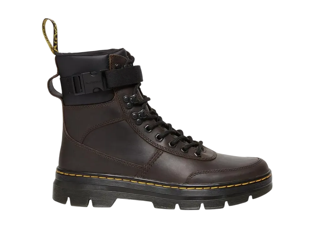 Dr.Martens Combs Tech Crazy Horse Leather Boots "Dark Brown"