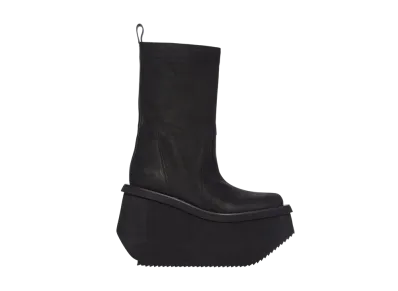 Rick Owens FW25 Concordians Runway Factory Boots "BLACK"