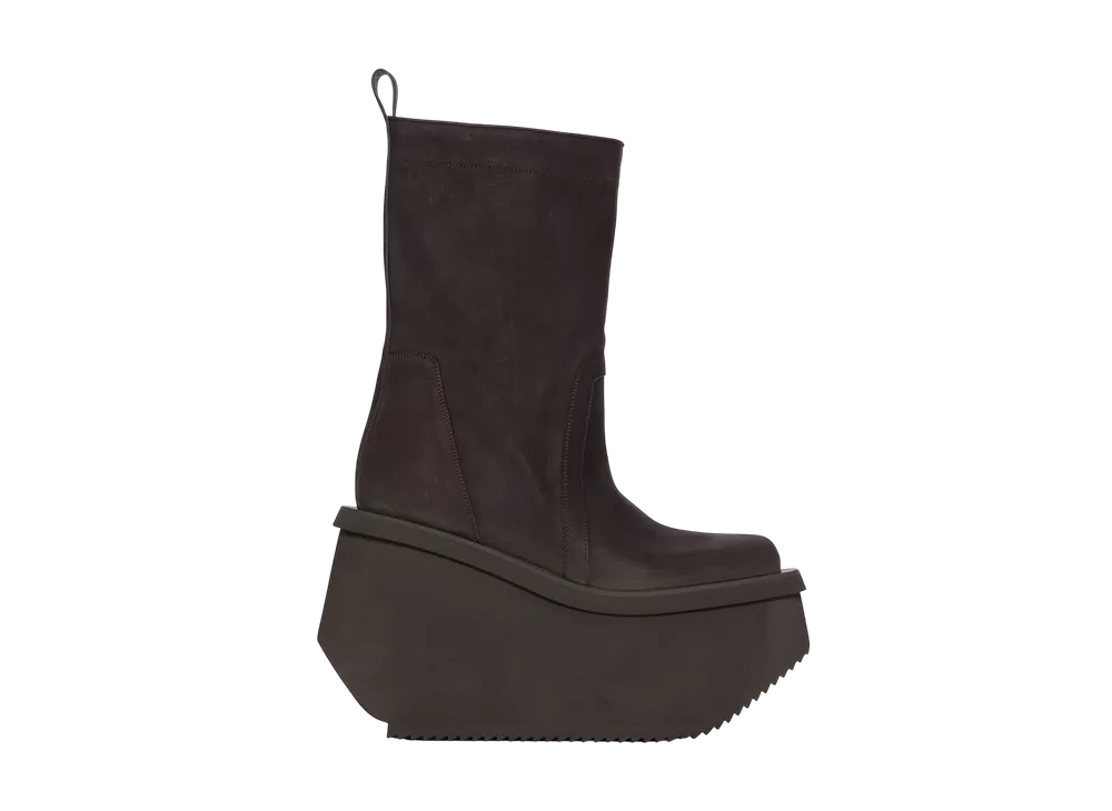 リックオウエンス FW25 コンコルディアンズ ランウェイ ファクトリー ブーツ "ブラウン"