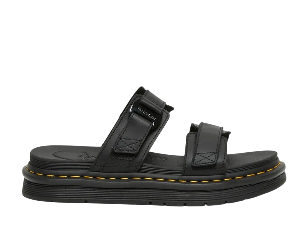 Dr.Martens Chilton Slip-On Leather Slide Sandals "Black"