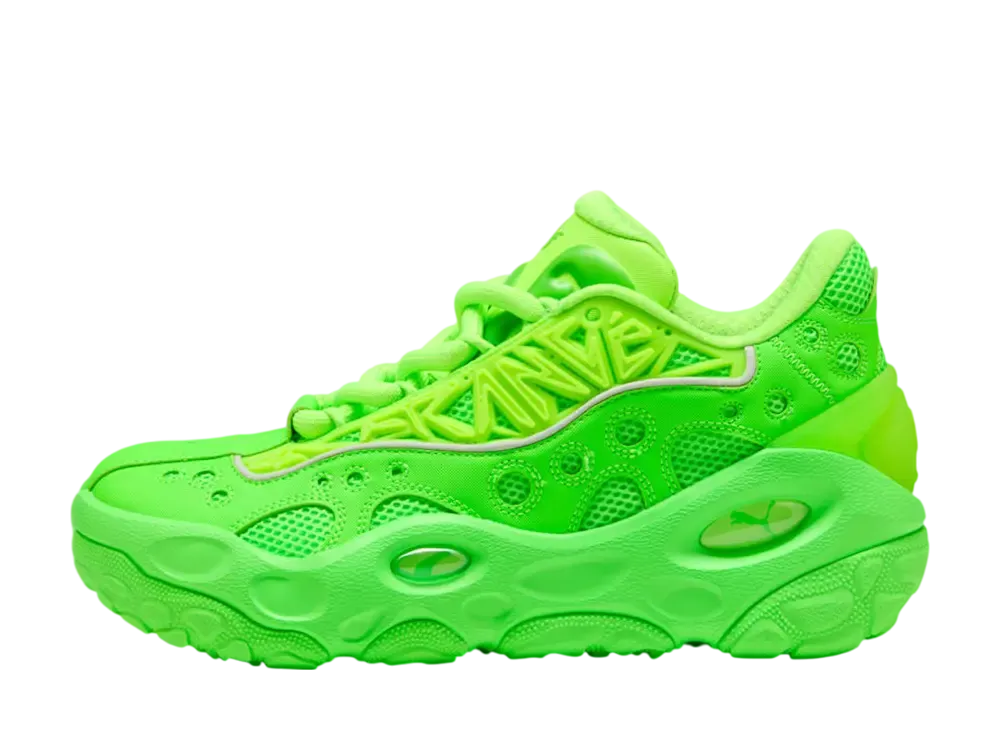 LaMelo Ball × Puma La France RNR "Fluro Green Pes/Green Glare"