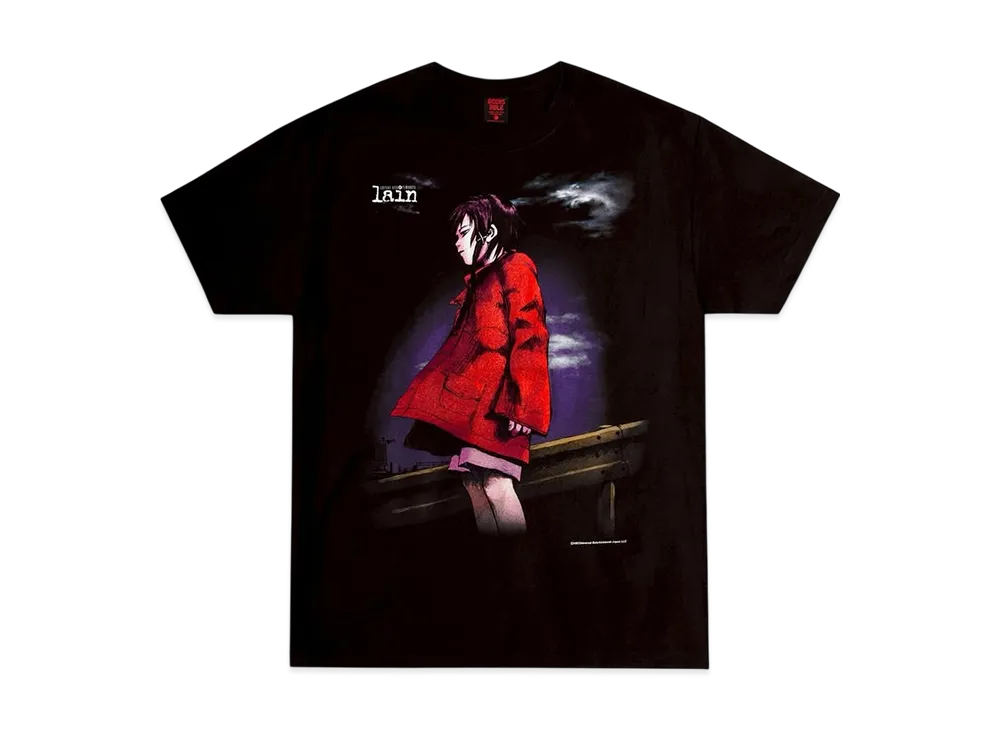 ギークスルール x シリアルエクスペリメンツレイン 15 シルクスクリーン プリンティング Tシャツ vol.04 "ブラック"