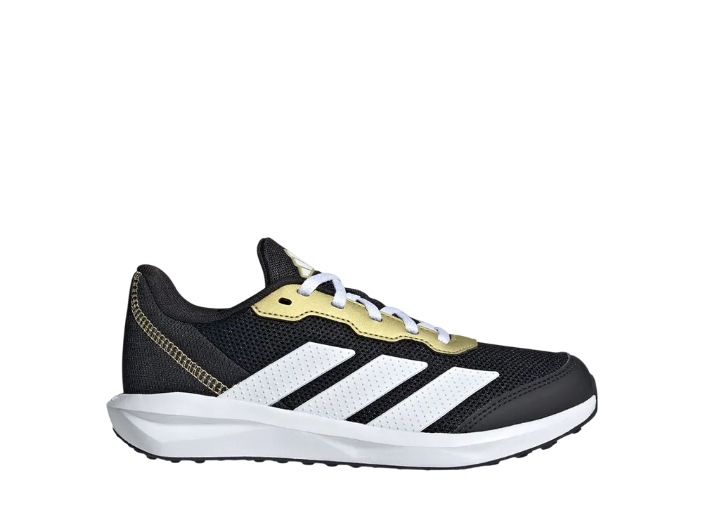 アディダス GS ファイト "コアブラック/クラウドホワイト/ゴールドメタリック" (キッズ)