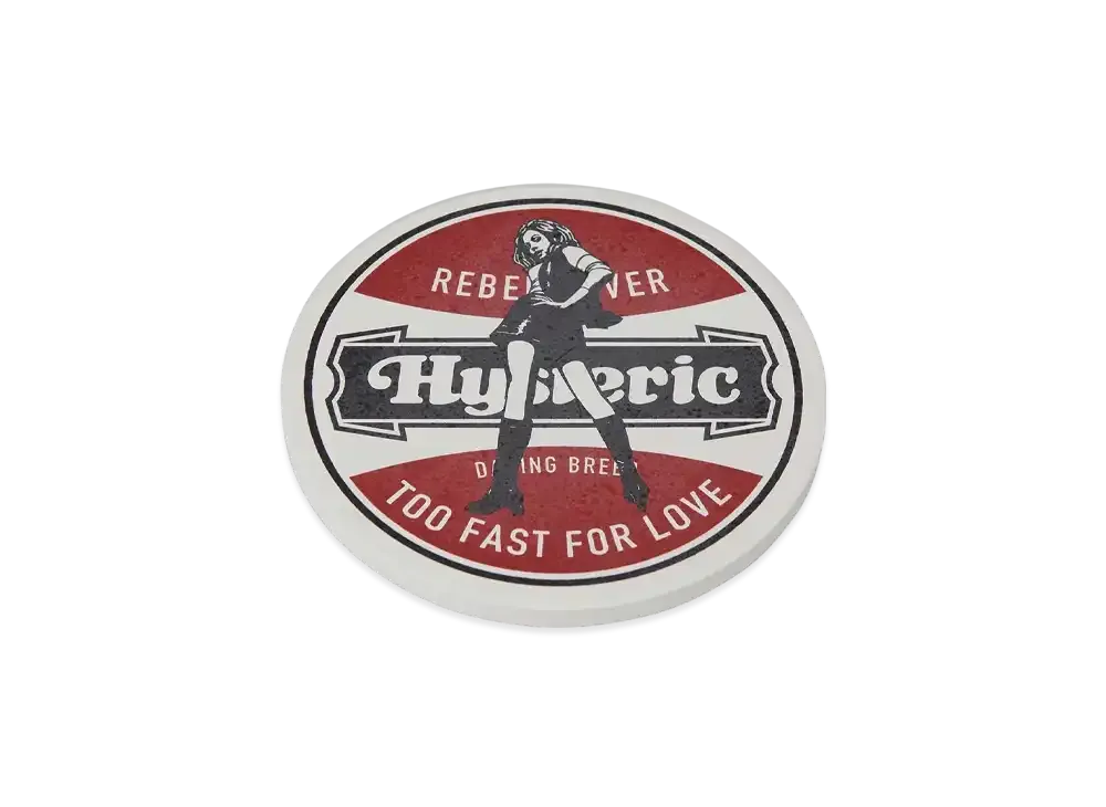HYSTERIC GLAMOUR Rebel Fever Coaster "Red"