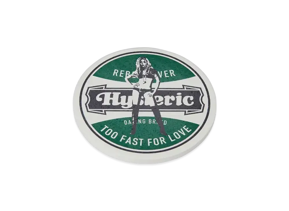 HYSTERIC GLAMOUR Rebel Fever Coaster "Green"