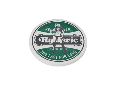 HYSTERIC GLAMOUR Rebel Fever Coaster "Green"