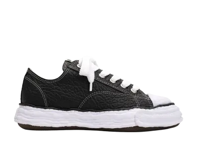 Maison MIHARA YASUHIRO PETERSON23 OG Sole Monster Leather Low-top Sneaker "Black"