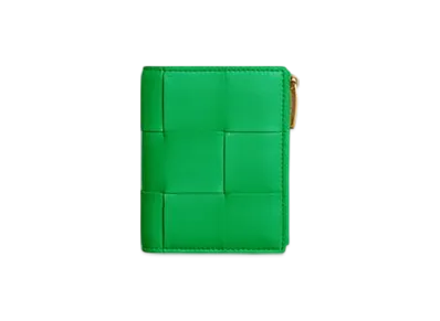 Bottega Veneta Small Cassette Bi-Fold Wallet "Parakeet"