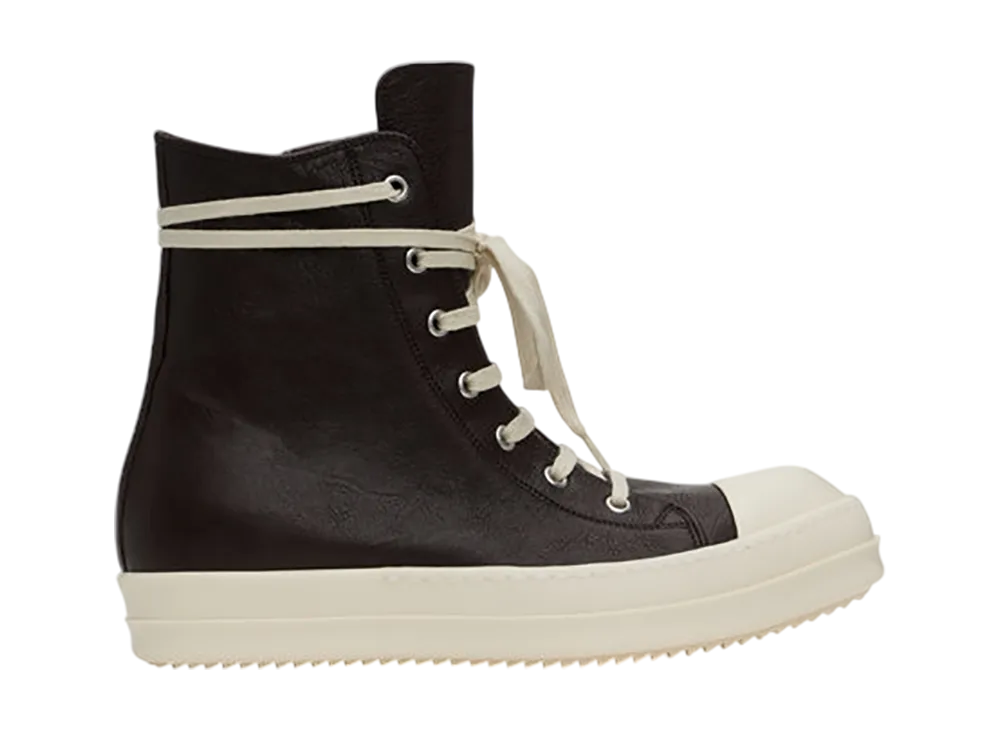 リックオウエンス スニーカー "マホガニー/ミルク/ミルク"