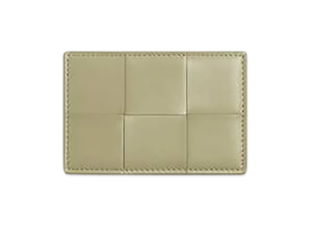 Bottega Veneta Cassette Credit Card Case "Travertine"