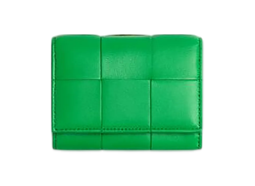 Bottega Veneta Bi-Fold Card Case "Parakeet"