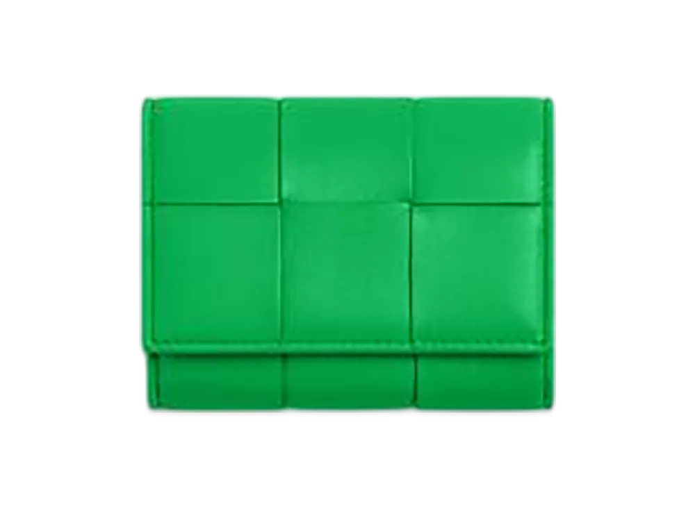 Bottega Veneta Bi-Fold Card Case "Parakeet"