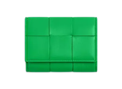 Bottega Veneta Bi-Fold Card Case "Parakeet"