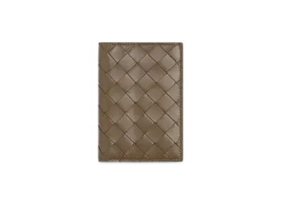 Bottega Veneta Intrecciato Passport Case "Pine Cone"