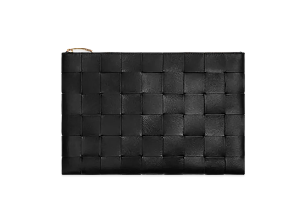 Bottega Veneta Large Cassette Flat Pouch "Black"