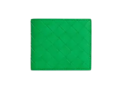 Bottega Veneta Intrecciato Bi-Fold Wallet "Parakeet"