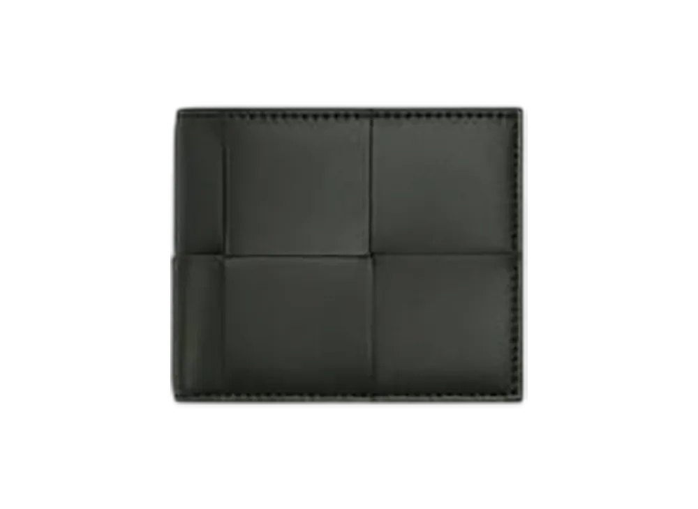 Bottega Veneta Cassette Bi-Fold Wallet "Dark Moss"