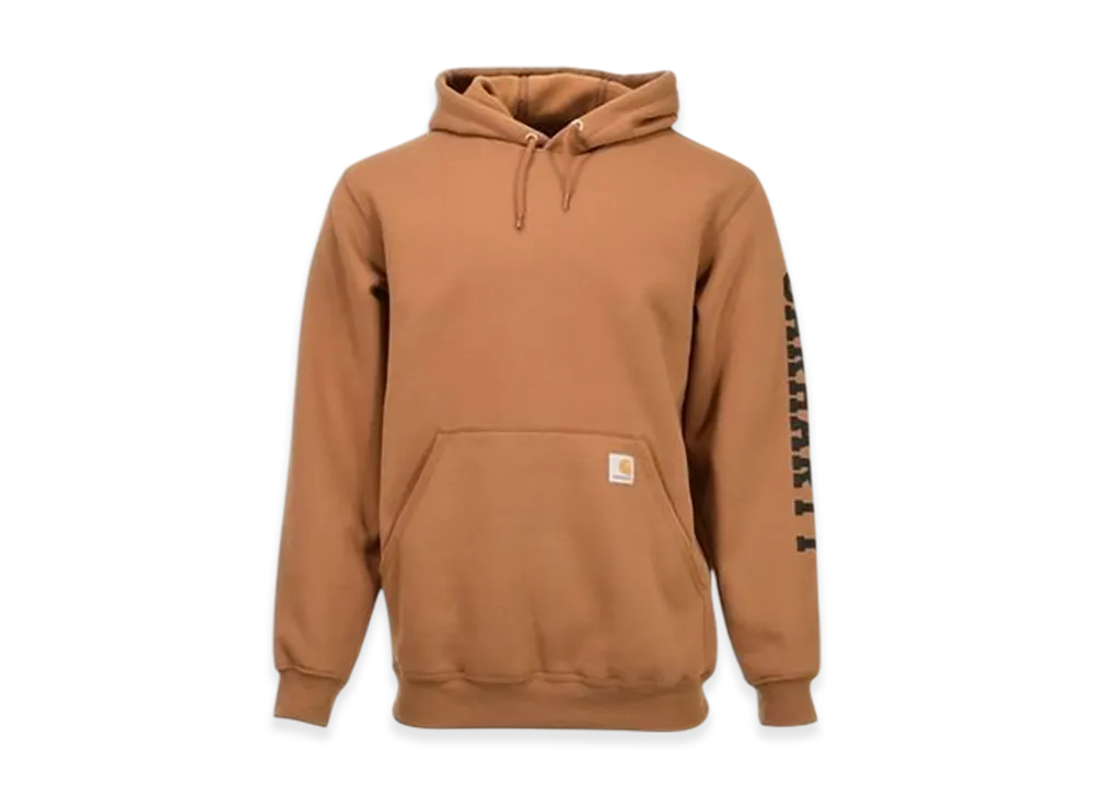 Carhartt Loose Fit Midweight Logo Sleeve Graphic Sweatshirt "Carhartt Brown"