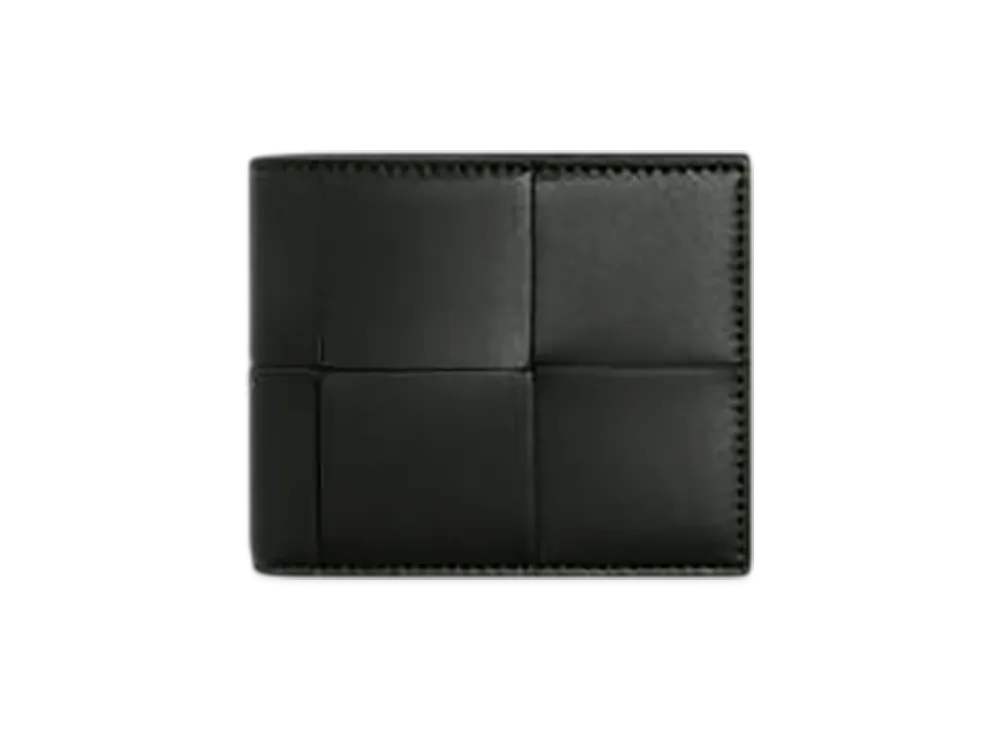 Bottega Veneta Cassette Bi-Fold Wallet With Coin Purse "Dark Moss"