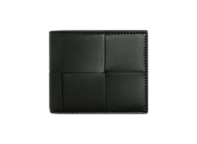 Bottega Veneta Cassette Bi-Fold Wallet With Coin Purse "Dark Moss"