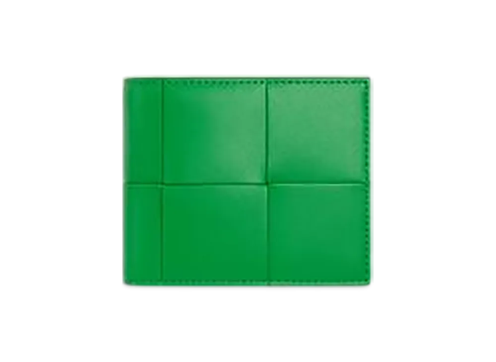Bottega Veneta Cassette Bi-Fold Wallet With Coin Purse "Parakeet"