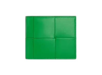 Bottega Veneta Cassette Bi-Fold Wallet With Coin Purse "Parakeet"