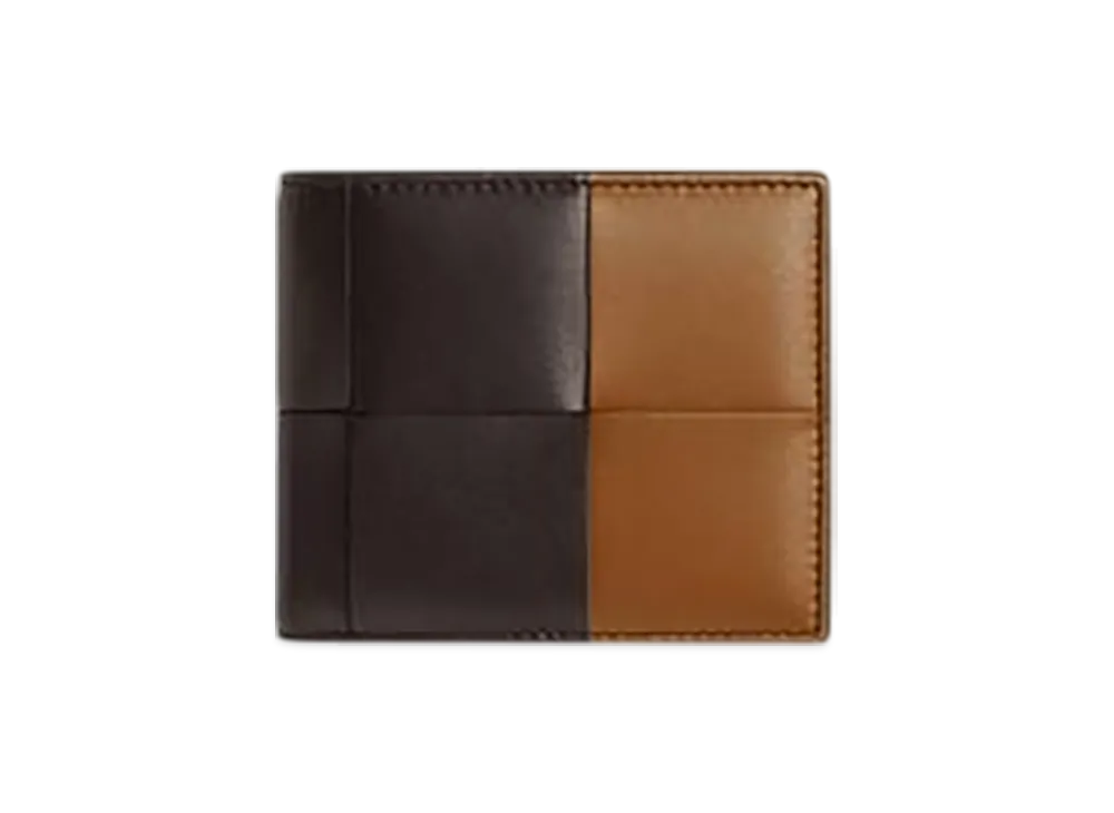 Bottega Veneta Cassette Bi-Fold Wallet With Coin Purse "Fondente/Wood"