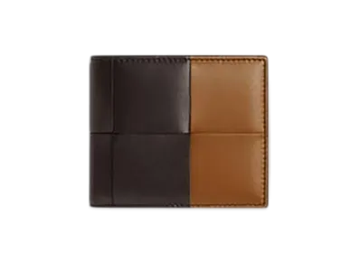 Bottega Veneta Cassette Bi-Fold Wallet With Coin Purse "Fondente/Wood"