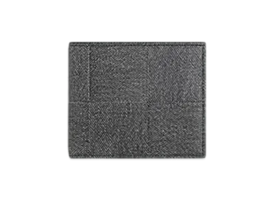 Bottega Veneta Cassette Bi-Fold Wallet With Coin Purse "Mid Gray/Aldoars"