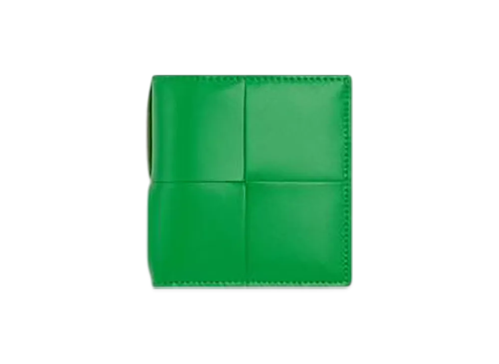 Bottega Veneta Cassette Slim Bi-Fold Wallet "Parakeet"