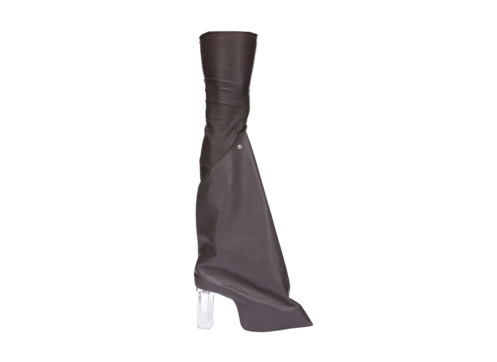 リックオウエンス FW25 コンコルディアンズ ランウェイ タコ キス "ダークダスト/クリア"