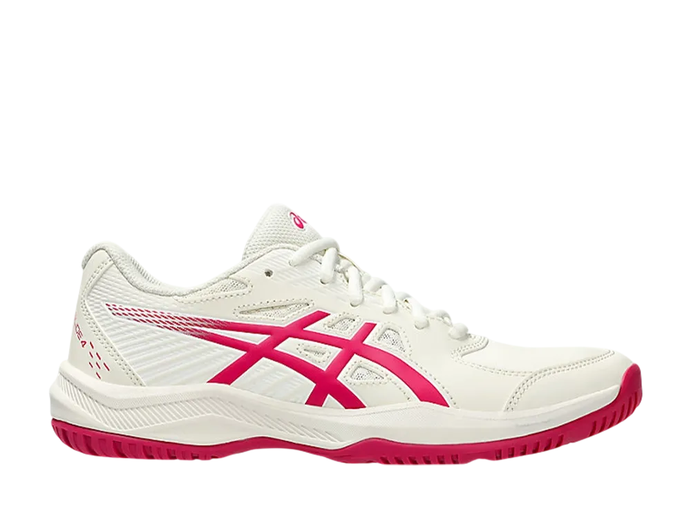 アシックス ウィメンズ コート スライド4 "クリーム/ブライトローズ" (オールコート)