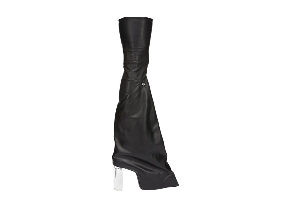 リックオウエンス FW25 コンコルディアンズ ランウェイ タコ キス "ブラック/クリア"