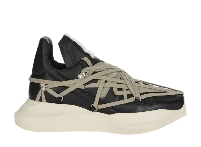 Rick Owens FW25 Concordians Megalace Geth Runner "Black/Pearl/Milk"