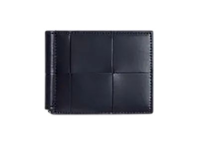 Bottega Veneta Cassette Money Clip Bifold Wallet "Space/Sapele"