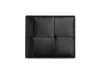 Bottega Veneta Cassette Bi-Fold Wallet "Black/Parakeet"
